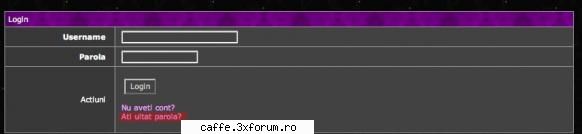 dati click pe login si sub cele 2 chenare scrie ``ati uitat parola?``  ``nu aveti cont?``  - da-ti